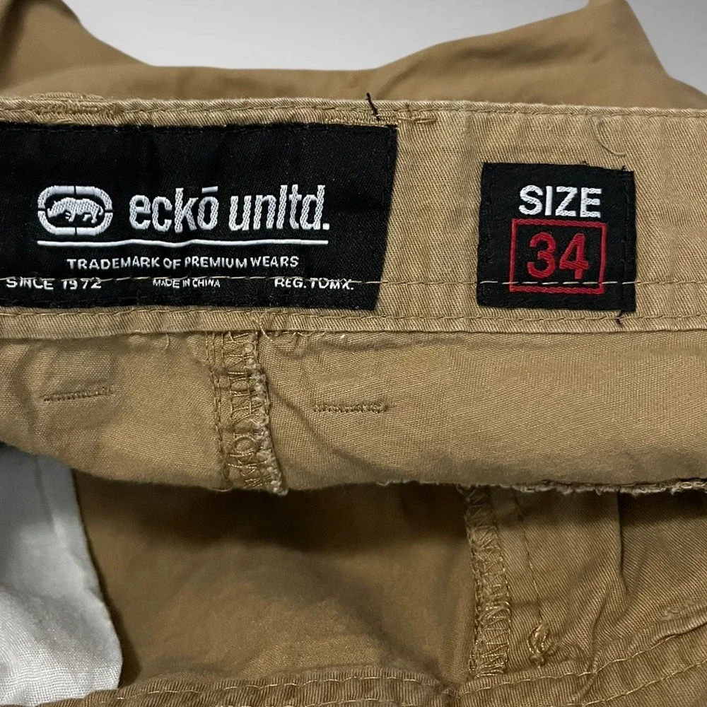 ECKO UNLIMITED Men's Brown Cargo Shorts Size 34 | EUC